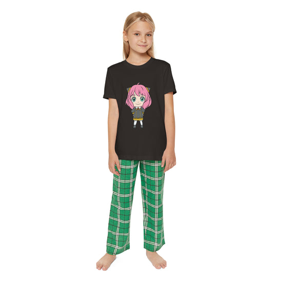 Anya Youth Short Sleeve Holiday Outfit Set - Fandom-Made