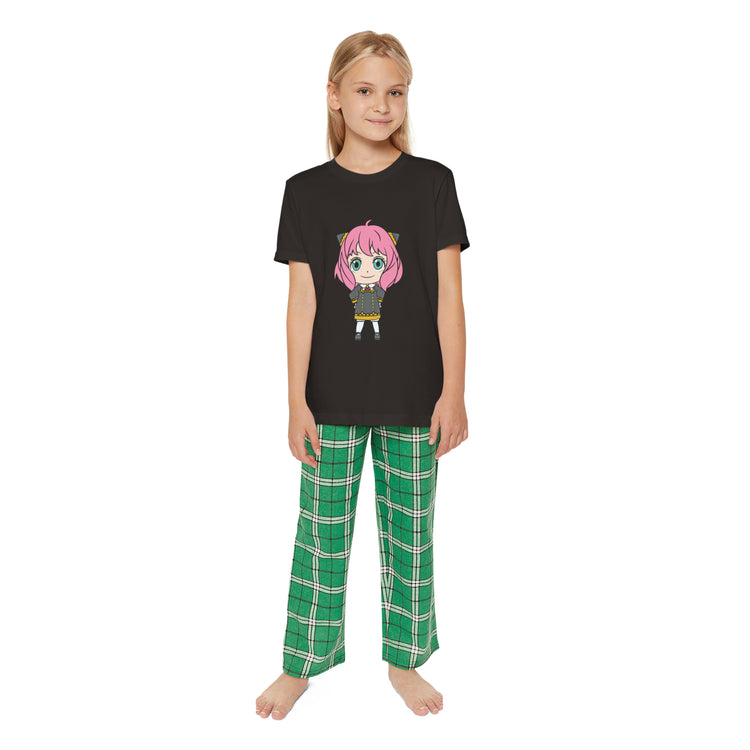 Anya Youth Short Sleeve Holiday Outfit Set - Fandom-Made