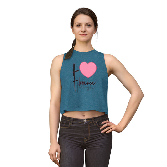 I Love Florence Pugh Women's Crop Top - Fandom-Made