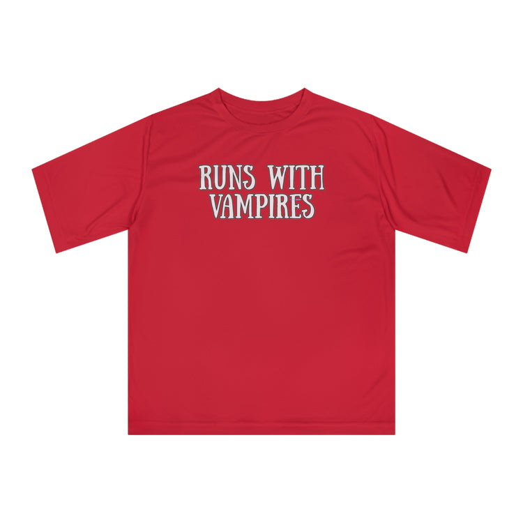 Runs With Vampires Performance T-shirt - Fandom-Made