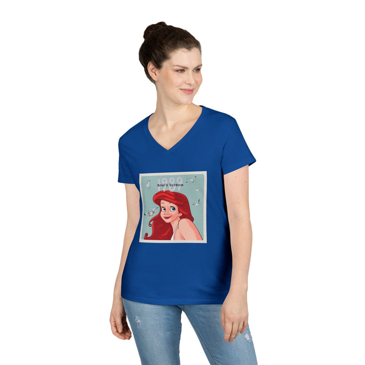 Ariel's Version V-Neck Tee - Fandom-Made