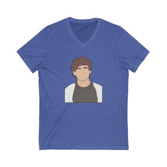 Louis Tomlinson V-Neck Tee - Fandom-Made