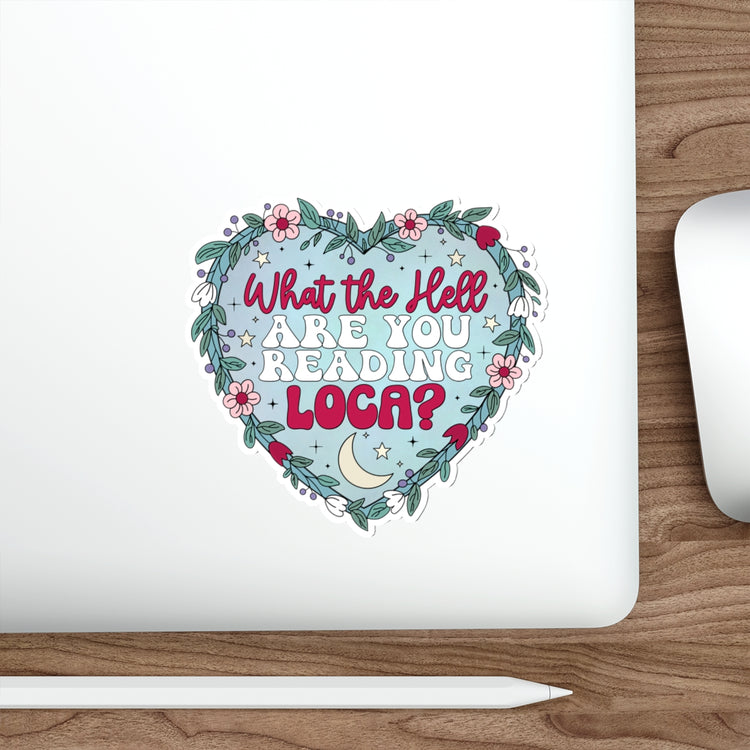 Loca Reading Die-Cut Sticker