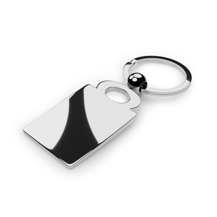 What's Life Without a Little Risk Rectangle Keyring - Fandom-Made