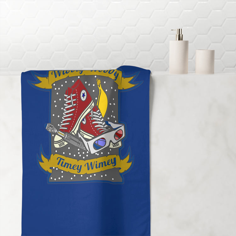 Wibbly Wobbly Beach Towel - Fandom-Made