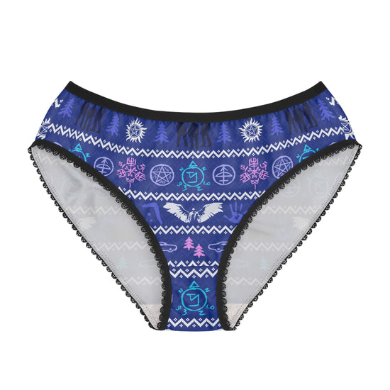 Supernatural Ugly Christmas Sweater Women's Briefs - Fandom-Made