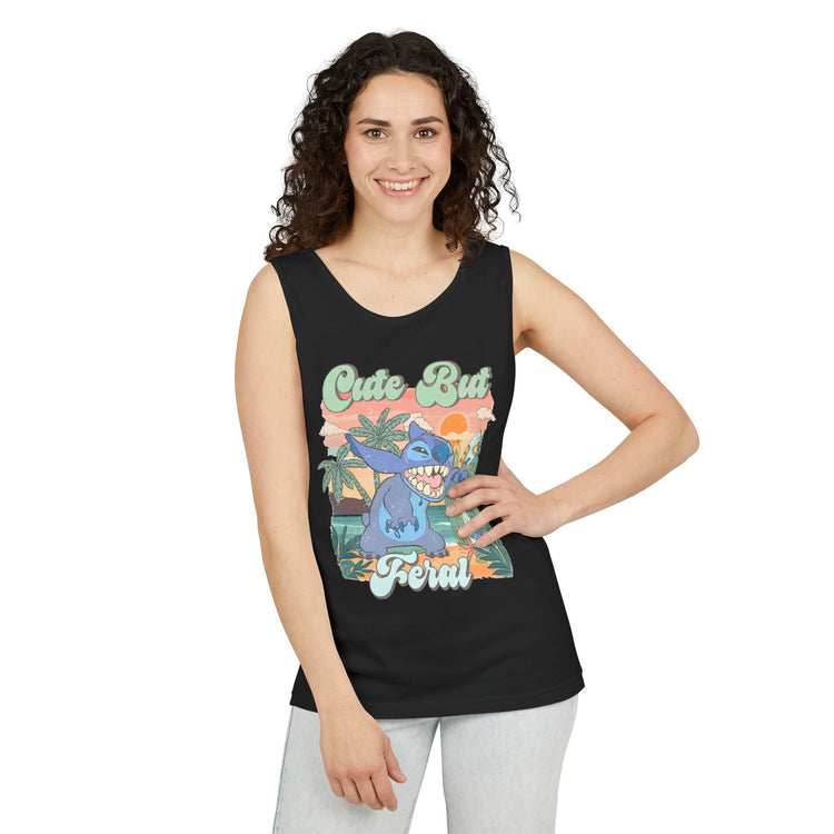 Cute But Feral Tank Top - Fandom-Made