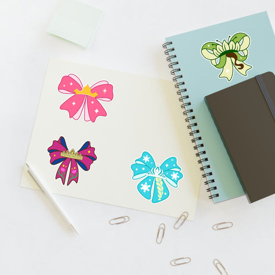 Princess Bows Sticker Sheet - Fandom-Made