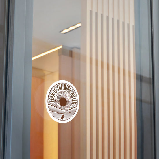 Fear Is The Mind-Killer Round Vinyl Stickers - Fandom-Made