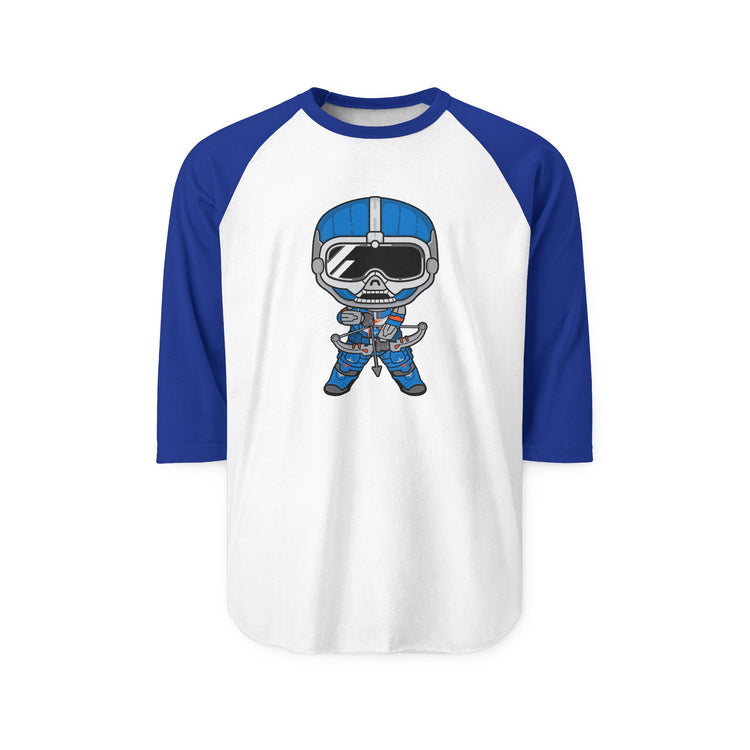 Taskmaster 3/4 Raglan Shirt - Fandom-Made