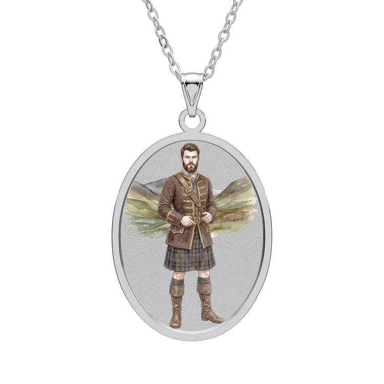 Young Dougal Oval Pendant