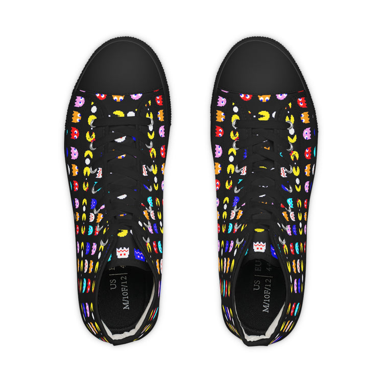 PacMan Men’s High-Top Sneakers - Fandom-Made