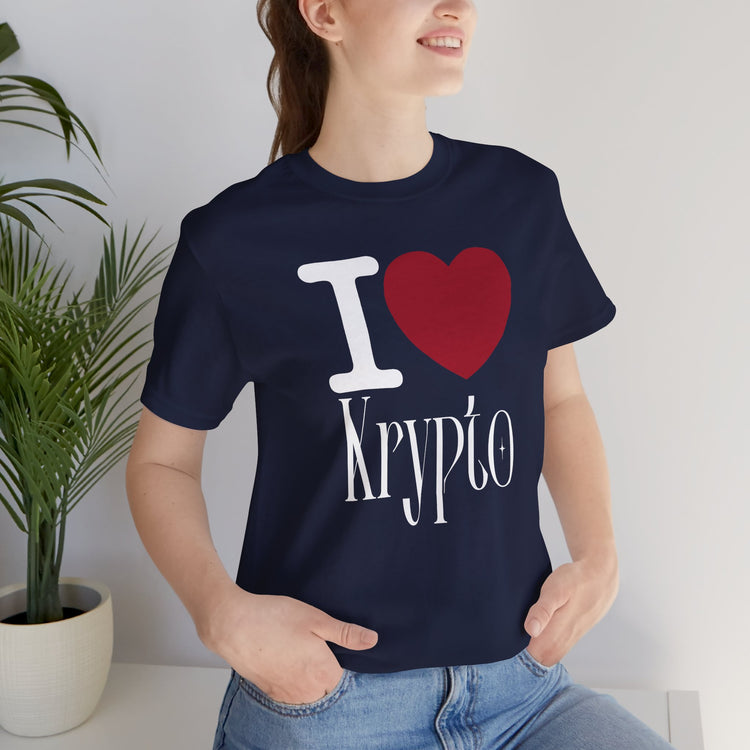 I Love Krypto T-Shirt - Fandom-Made