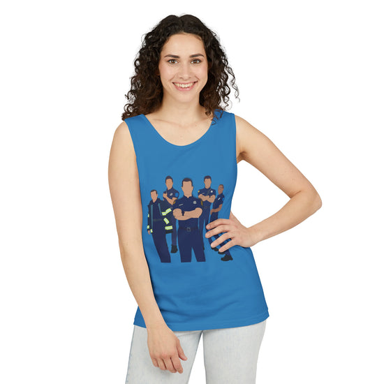 9-1-1 Group Tank Top - Fandom-Made