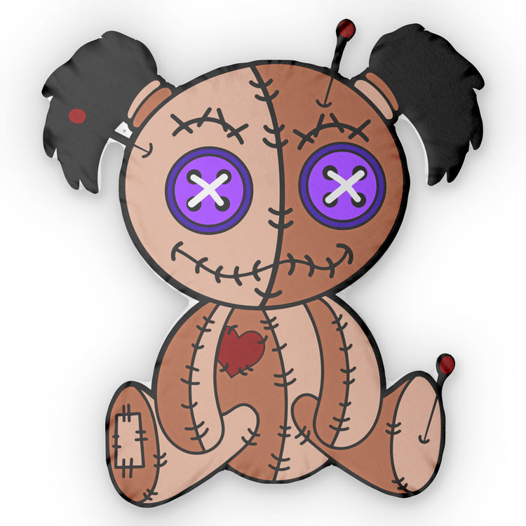 Voodoo Doll-Shaped Pillow - Fandom-Made