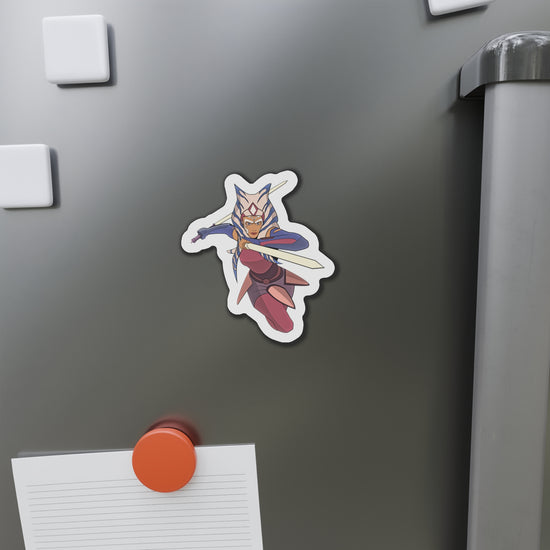 Ahsoka Leaping Die-Cut Magnets - Fandom-Made