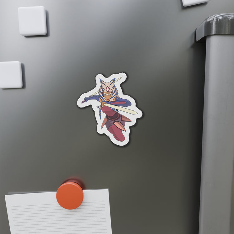Ahsoka Leaping Die-Cut Magnets - Fandom-Made