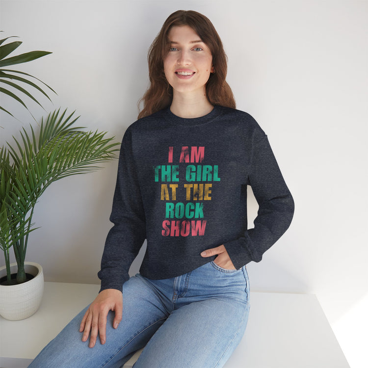 Girl At The Rock Show Sweatshirt - Fandom-Made