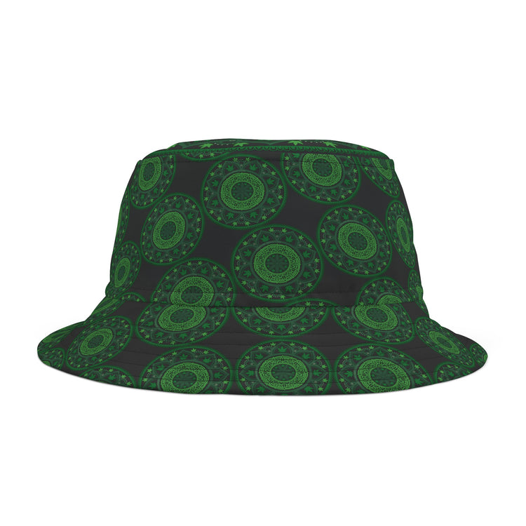 Weed Mandala All-Over Print Bucket Hat - Fandom-Made