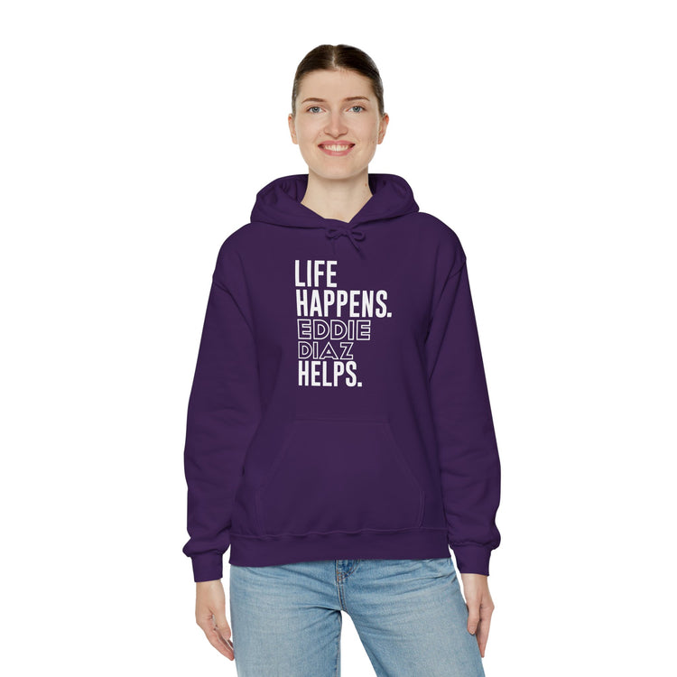 Life Happens Eddie Diaz Helps Hoodie