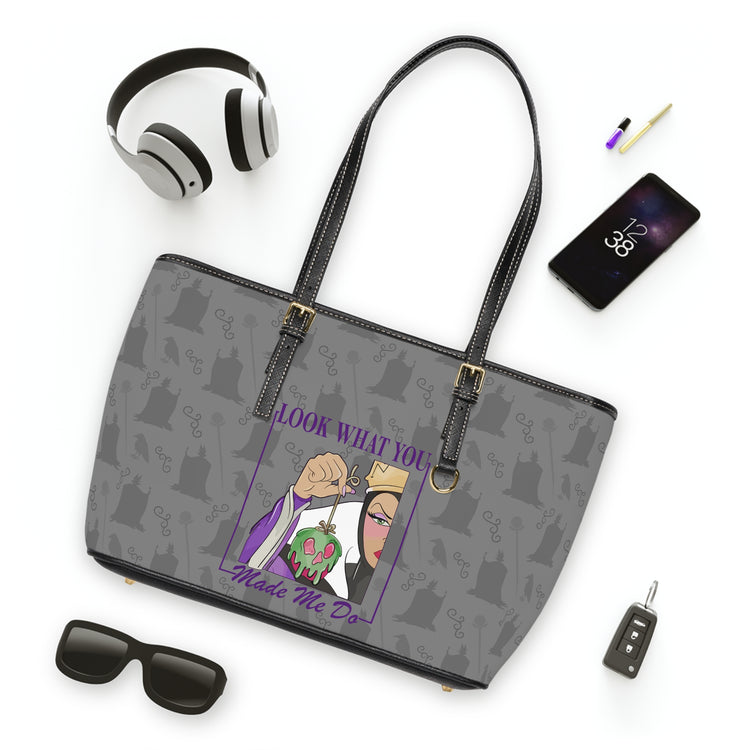 Look What You Made Me Do Leather Shoulder Bag - Fandom-Made