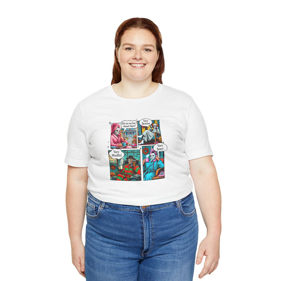 Very Demure Very Mindful Very Scary Unisex T-Shirt - Fandom-Made