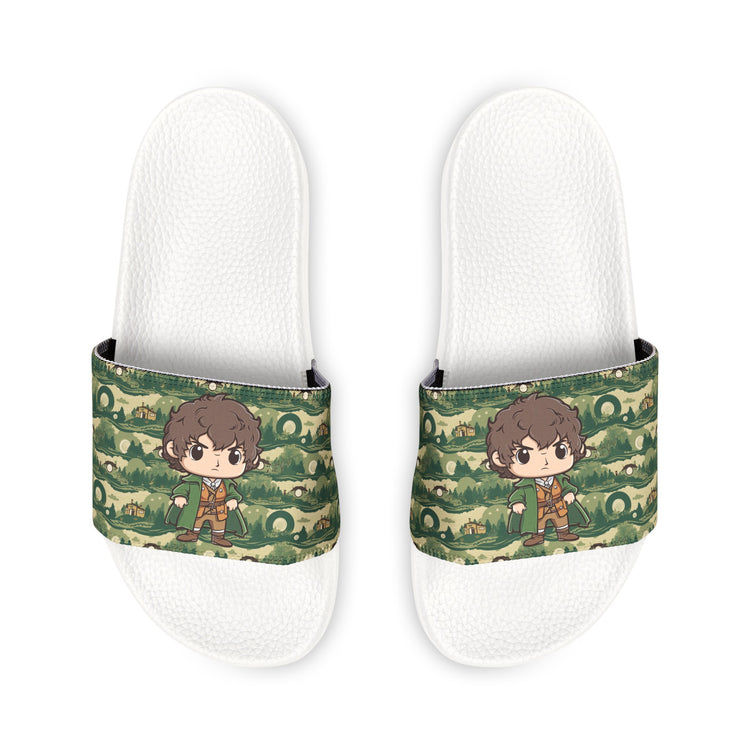 Frodo All-Over Print Youth Slides - Fandom-Made