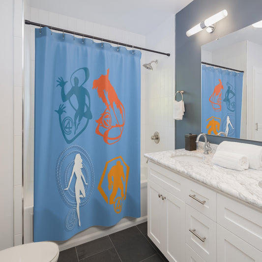 Fantastic Four Shower Curtain - Fandom-Made
