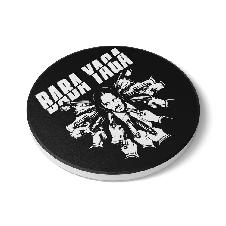 Baba Yaga Ceramic Coaster - Fandom-Made