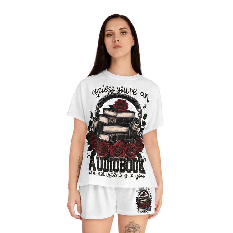 Not Listening Women's Short Pajama Set