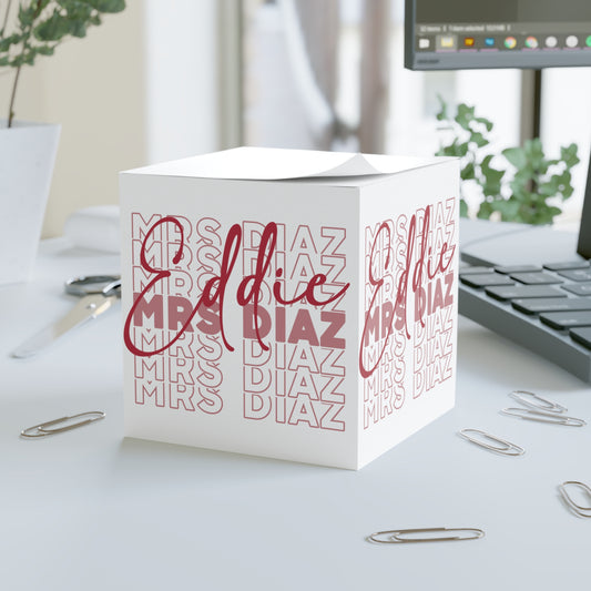 Mrs. Eddie Diaz Note Cube - Fandom-Made
