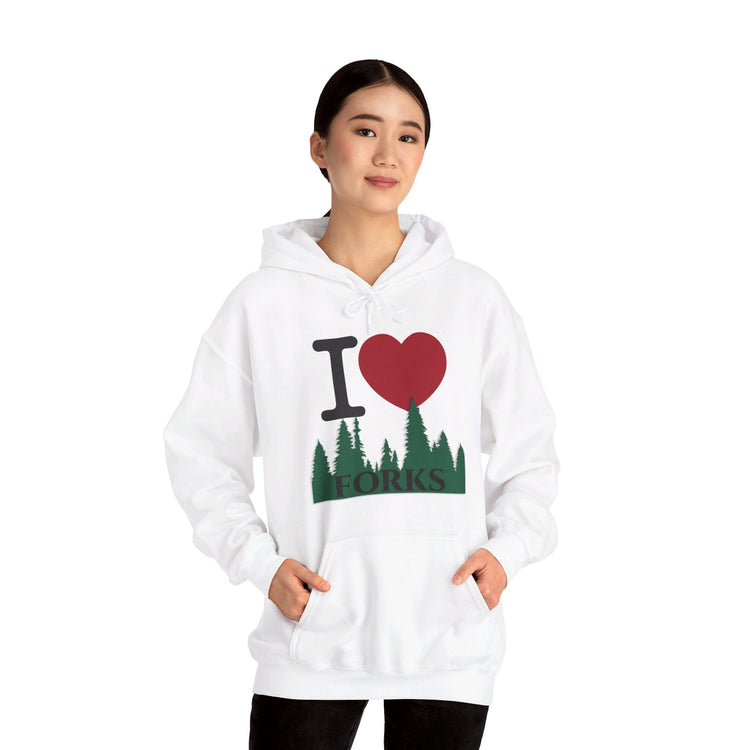 I Love Forks Hoodie - Fandom-Made
