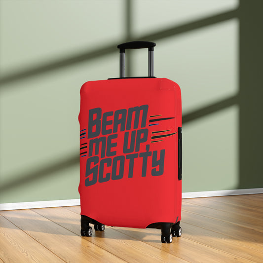 Beam Me Up Luggage Cover - Fandom-Made