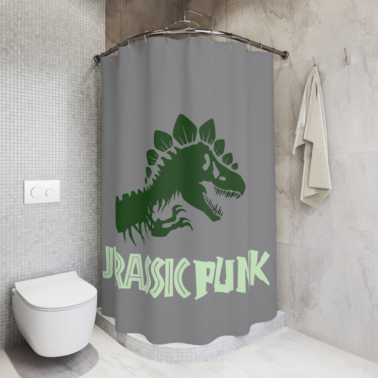Jurassic Punk Shower Curtain - Fandom-Made