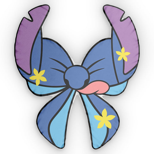 Stitch Bow-Shaped Pillow - Fandom-Made