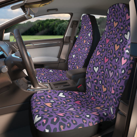 Leopard Love Car Seat Cover - Fandom-Made