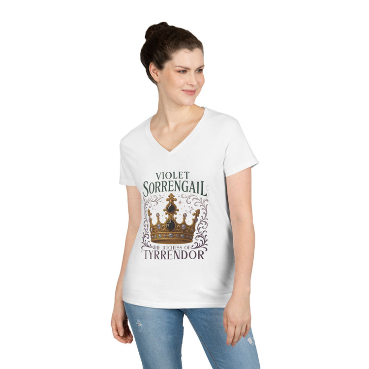 Violet Sorrengail V-Neck Tee - Fandom-Made
