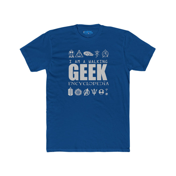 Geekdom Encyclopedia Men's Fitted T-Shirt - Fandom-Made