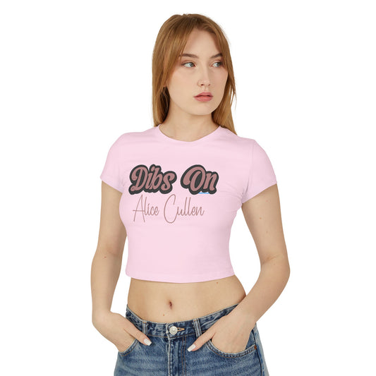 Dibs On Alice Cullen Baby Tee - Fandom-Made