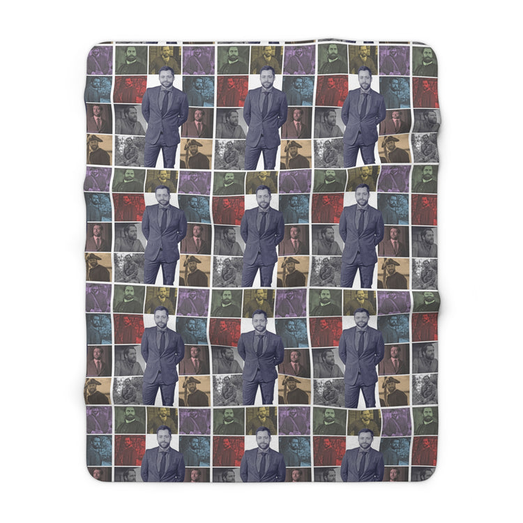 Roger MacKenzie Eras Tour Sherpa Fleece Blanket - Fandom-Made