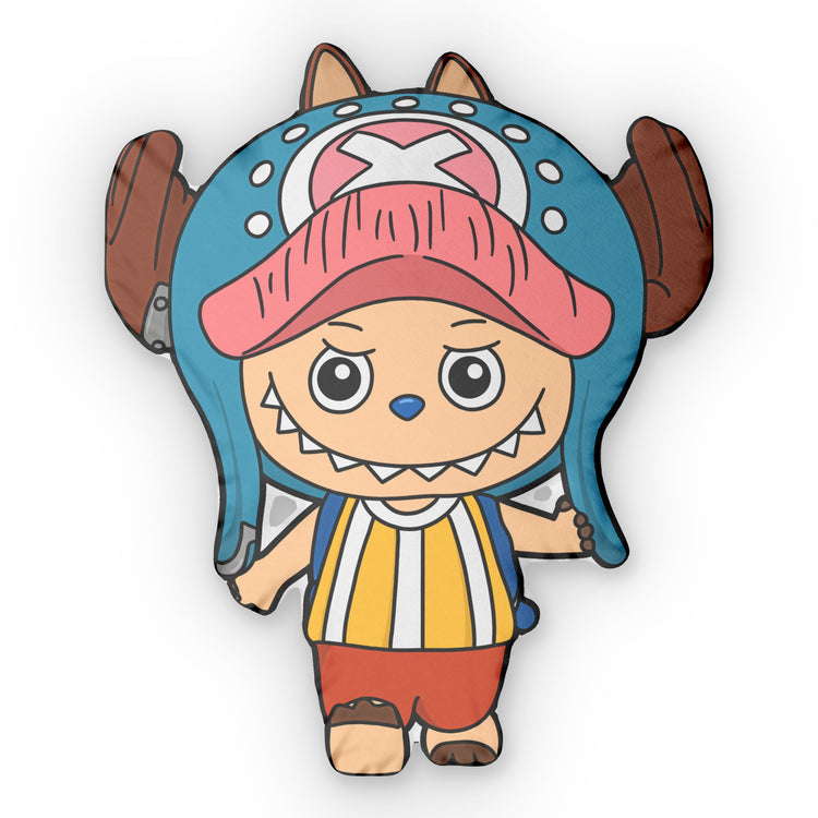 Tony Chopper Labubu-Shaped Pillow - Fandom-Made