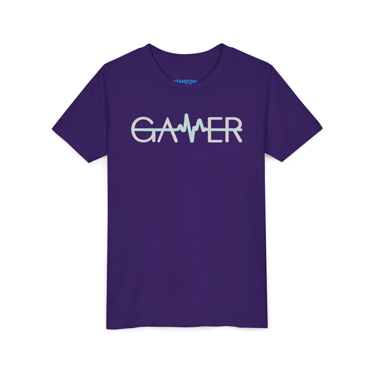 Gamer Heartbeat Youth Tee - Fandom-Made