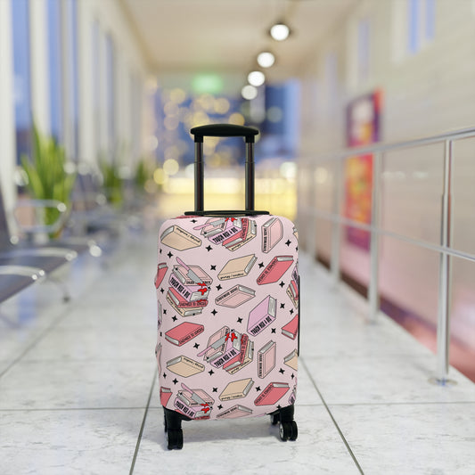 Romance Books Luggage Cover - Fandom-Made