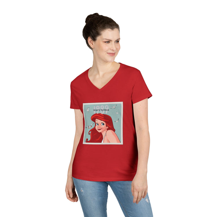 Ariel's Version V-Neck Tee - Fandom-Made
