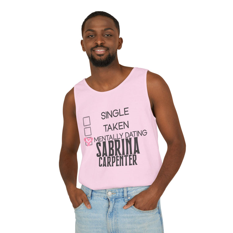 Mentally Dating Sabrina Carpenter Unisex Tank Top - Fandom-Made