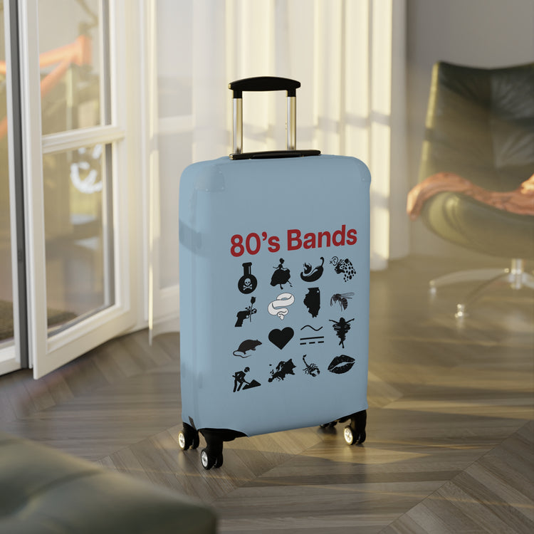 80s Bands Luggage Cover
