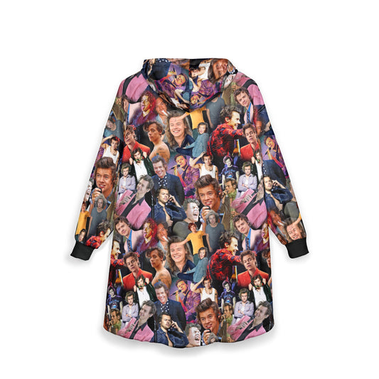 Harry Styles Unisex Hooded Blanket - Fandom-Made