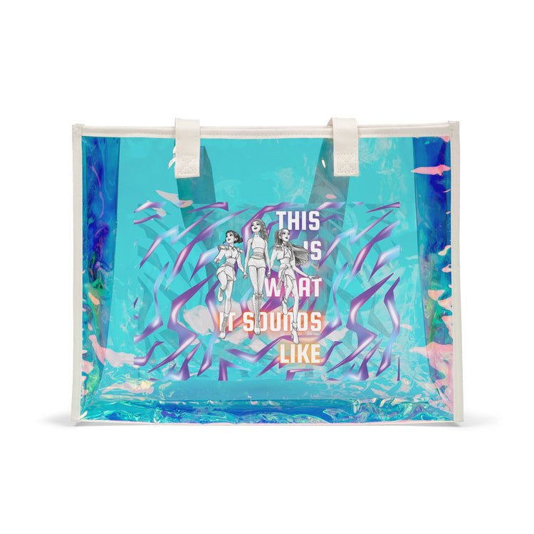 Sounds Like Holographic Tote Bag