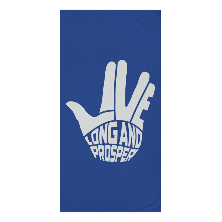 Live Long And Prosper Cotton Beach Towel - Fandom-Made