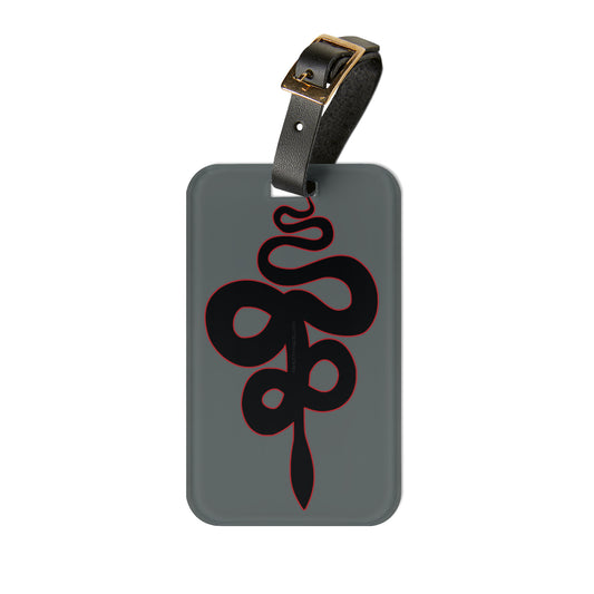 Crowley's Snake Luggage Tag - Fandom-Made